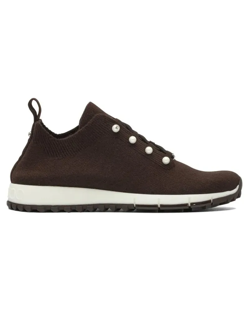 Jimmy Choo Low-Top Sneaker Cashmere Goat Upper Sneakers schwarz Schwarz