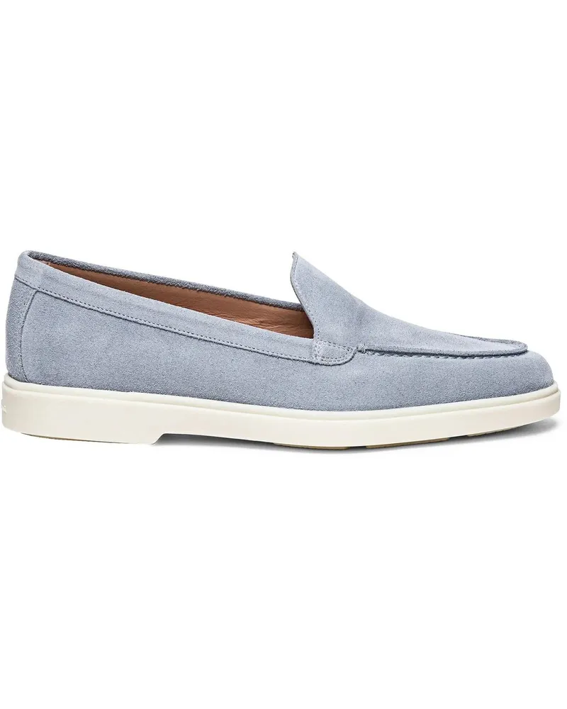 Santoni Loafer Women's suede loafer weiß Weiß