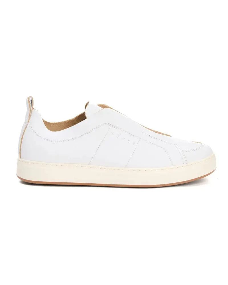 Hogan Low-Top Sneaker Slip-On Leather White Sneakers weiß Weiß