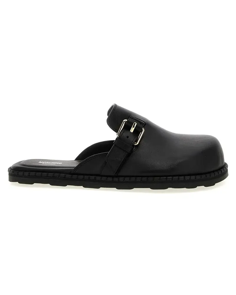 Moschino Loafer 'Birky' Sabots schwarz Schwarz