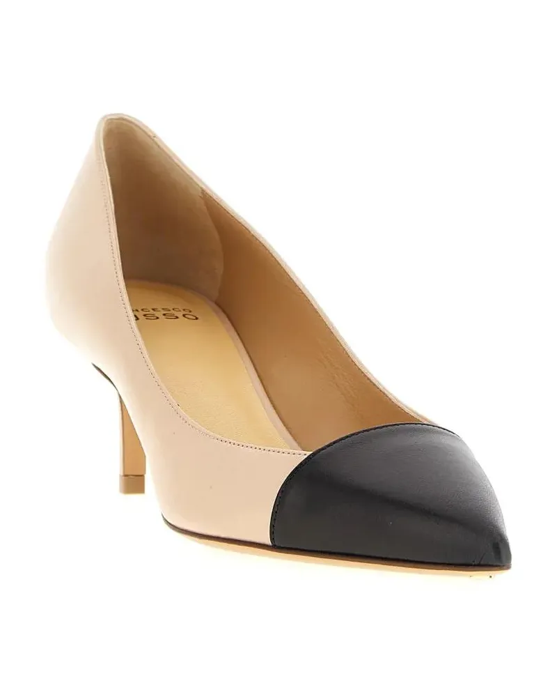 Francesco Russo Hohe Schuhe Nappa Leather Pumps beige Beige