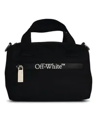 OFF-WHITE Shopper Weekender Mini Bag In Black Nylon Schwarz