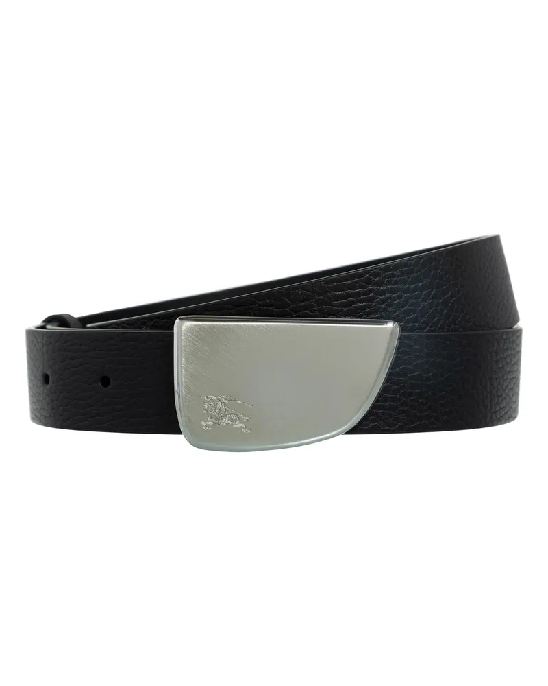Burberry Gürtel Shield Brushed schwarz Schwarz