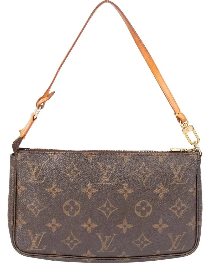 Louis Vuitton Crossbody Bags  Canvas Monogram Pochette Accessoire braun Braun