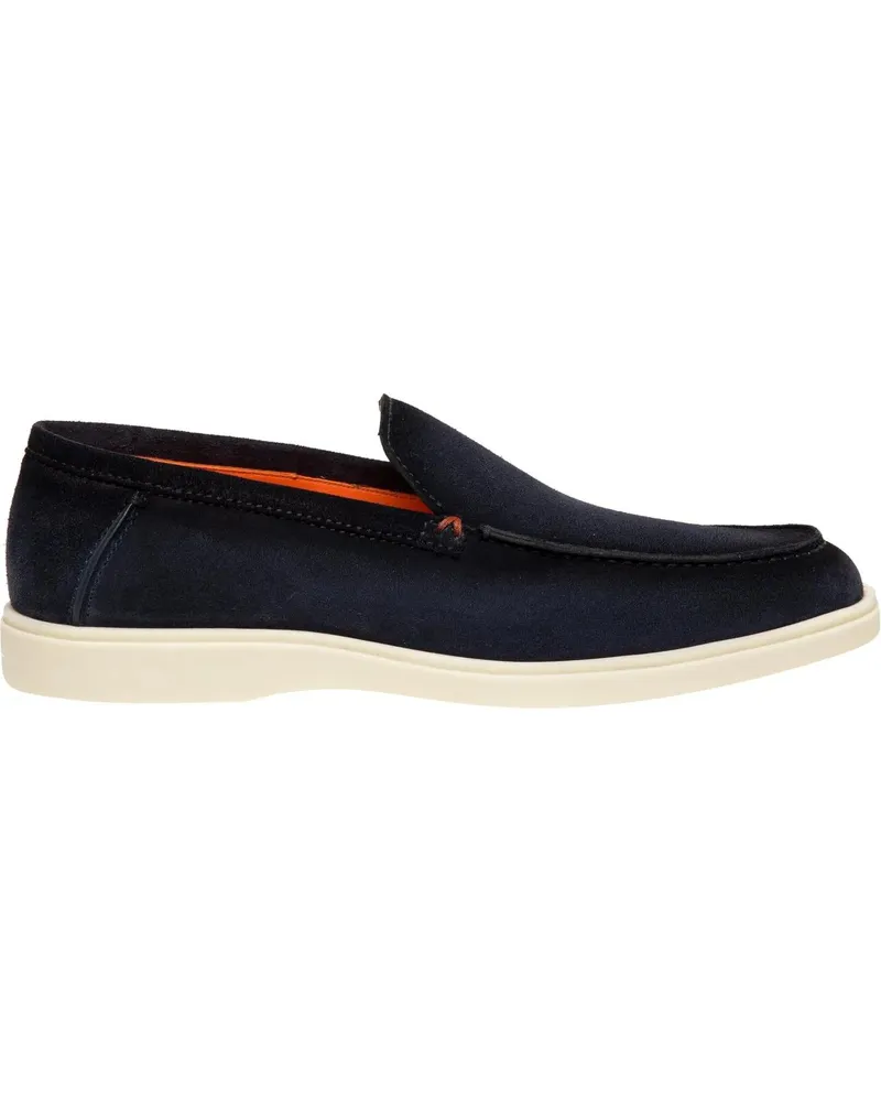 Santoni Loafer Men?s suede loafer weiß Weiß
