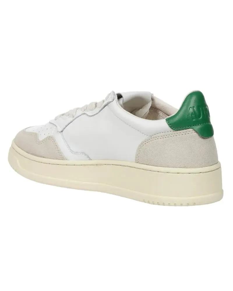 AUTRY Low-Top Sneaker Low-Top Sneakers With Suede Accents And Padded Col grün Grün