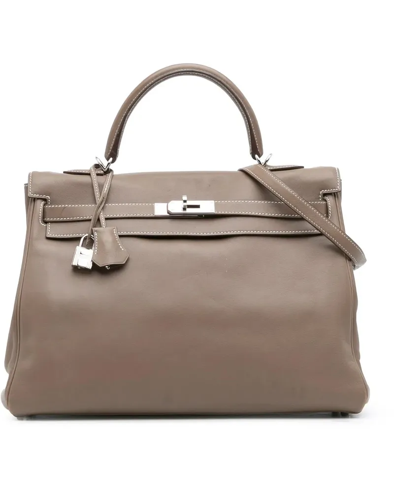 Hermès Hobo Bags Swift Kelly II Retourne 35 braun Braun
