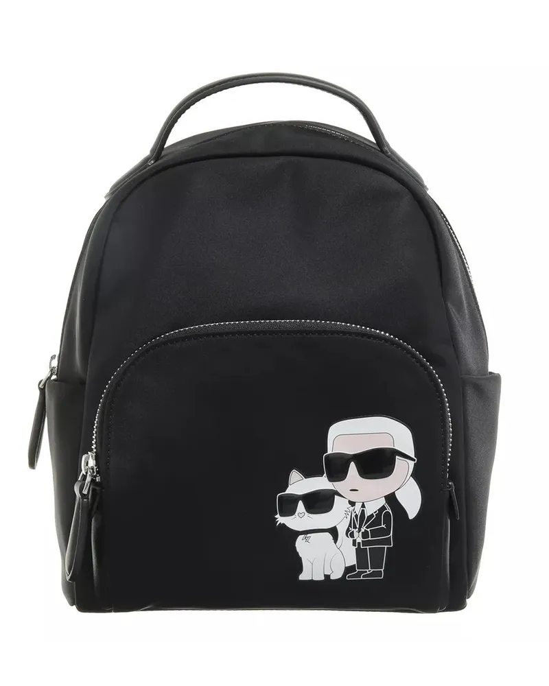 Karl Lagerfeld Rucksack K/Ikonik 2.0 Nylon Sm Backpack Schwarz