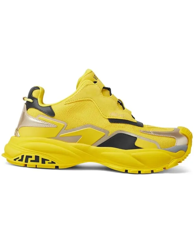 Versace Low-Top Sneaker Canary Yellow Sneakers With Drawstring Fastening gelb Gelb