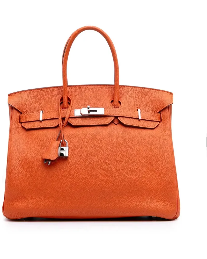 Hermès Crossbody Bags 2009 Togo Birkin Retourne 35 orange Orange