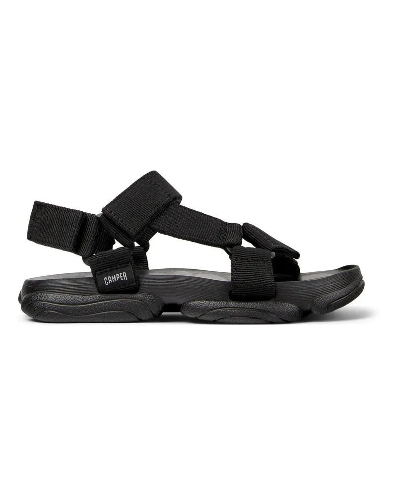 Camper Sandaletten mit Absatz Sandalen Karst Karst Sandal schwarz Schwarz