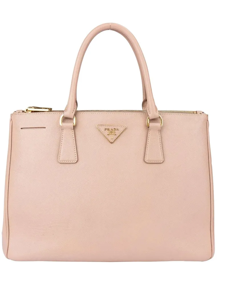 Prada Crossbody Bags  Pink Saffiano Leather Galleria Handbag rosa Gold