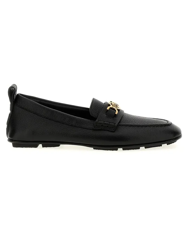 Versace Loafer 'Villa Driver' Loafers schwarz Schwarz