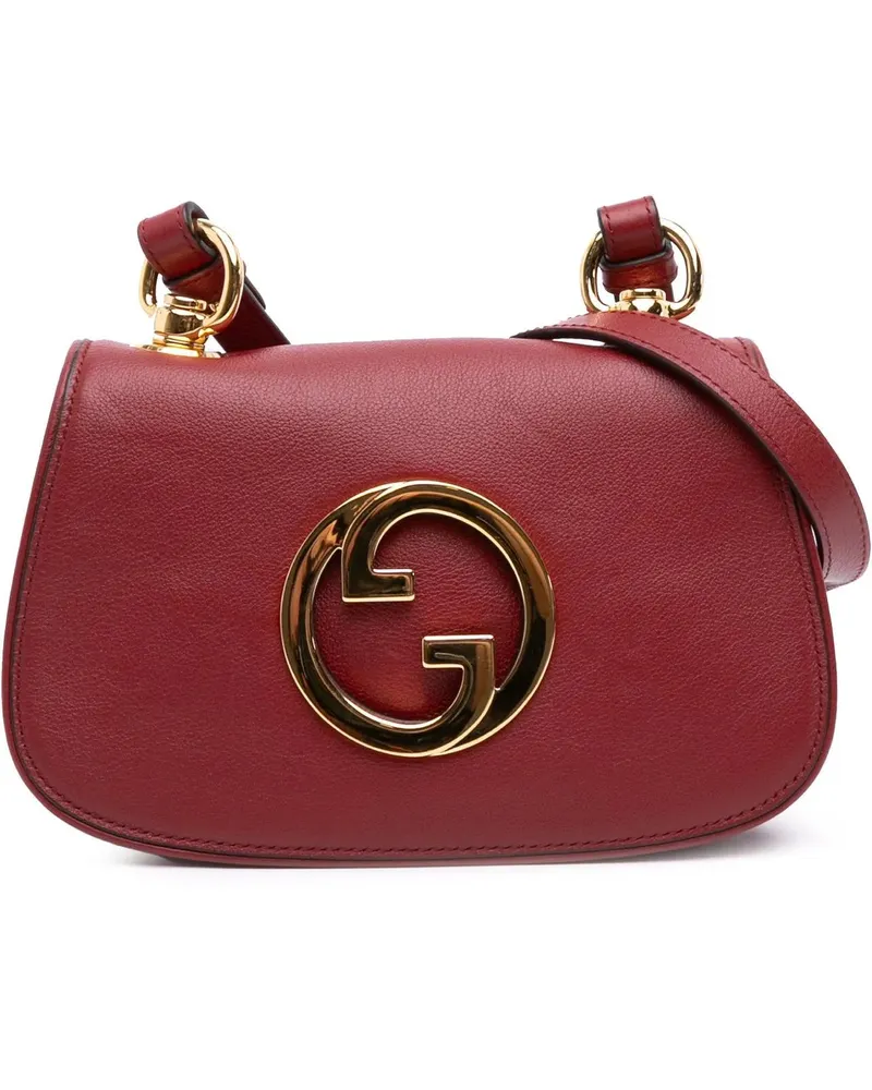 Gucci Hobo Bags Mini Leather Blondie Crossbody rot Rot