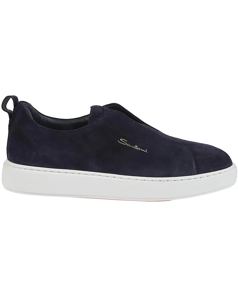 Santoni Low-Top Sneaker Victor Sneakers Blue blau Blau