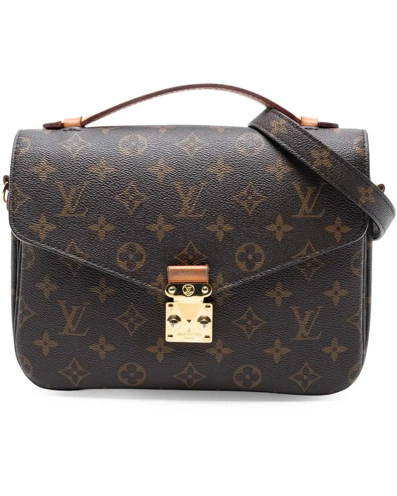 Louis Vuitton Hobo Bags Monogram Pochette Metis braun Braun