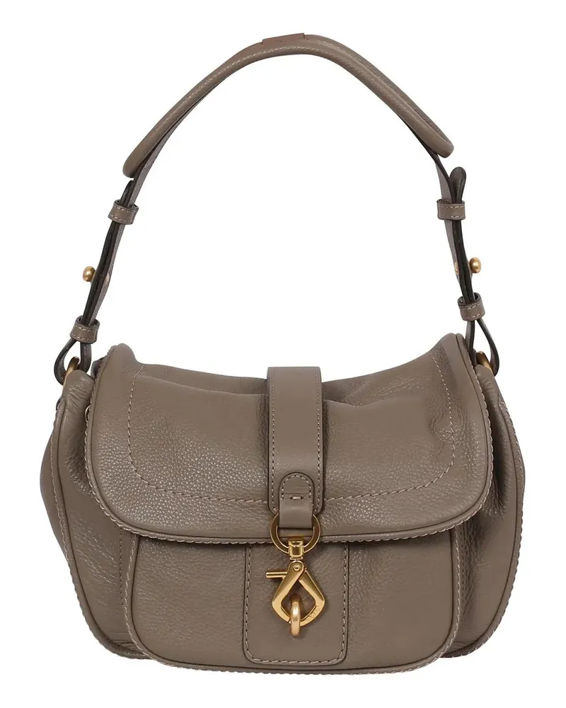 Abro Hobo Bags Schultertasche STAR SADDLE taupe Taupe
