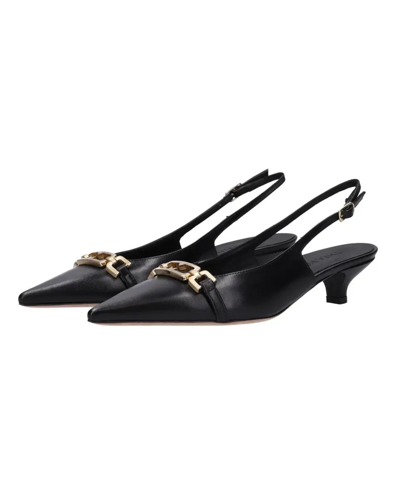Thea Mika Hohe Schuhe Slingpumps schwarz Schwarz