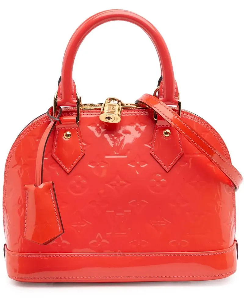 Louis Vuitton Hobo Bags Monogram Vernis Alma BB rot Rot