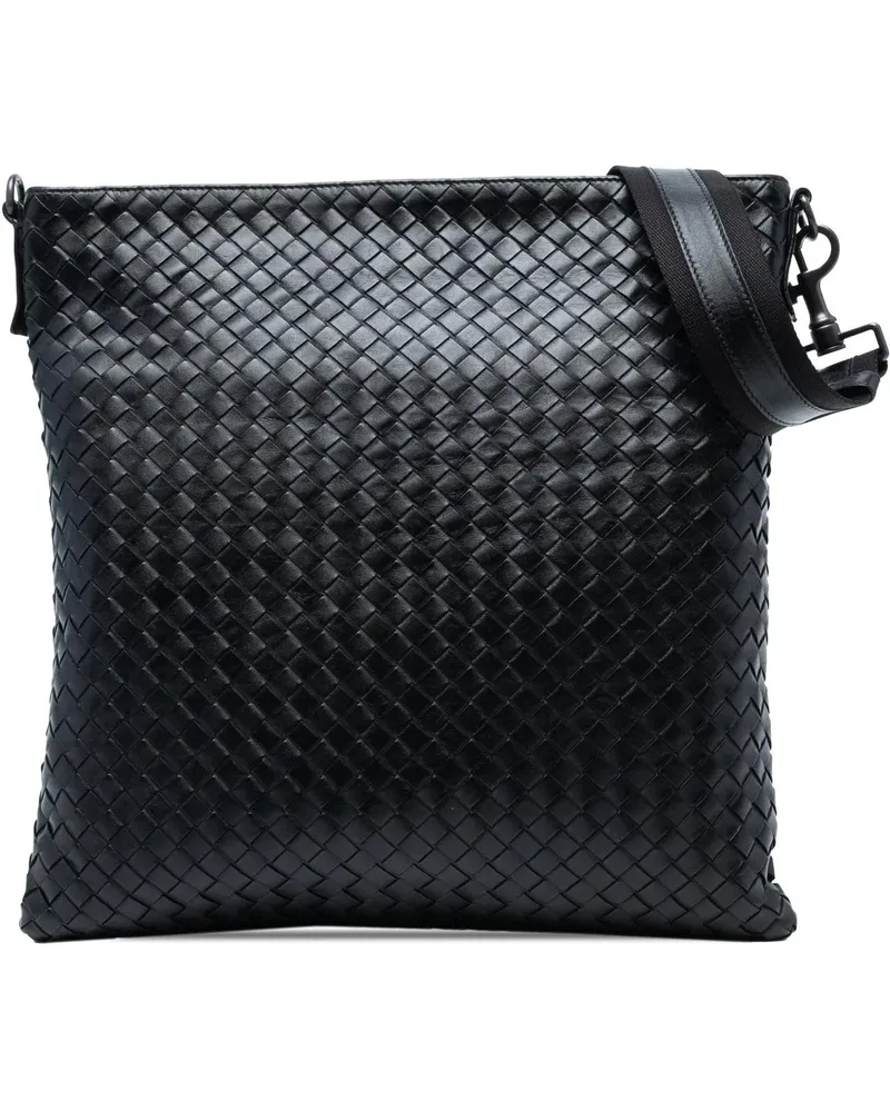 Bottega Veneta Hobo Bags Nappa Intrecciato VN Crossbody schwarz Schwarz