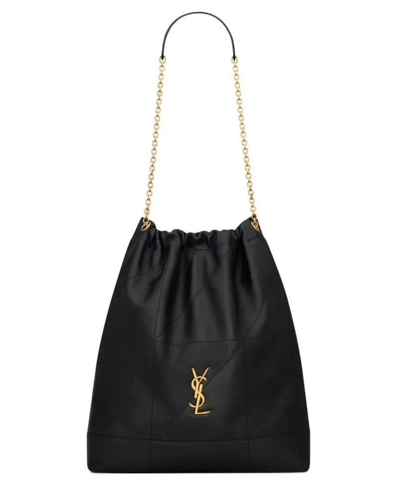 Saint Laurent Hobo Bags "Jamie" Large Pochon Bag schwarz Schwarz