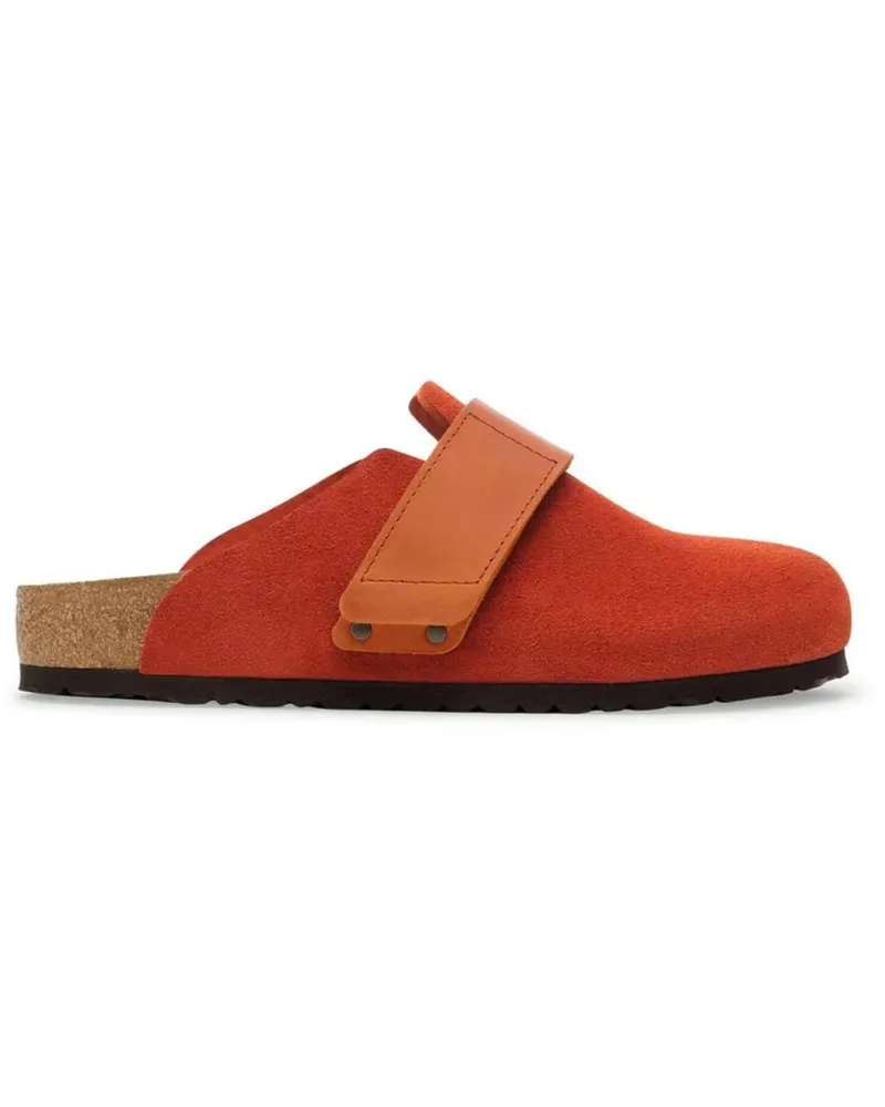 Birkenstock Slipper & Pantoletten LOMA NUBUCK SUEDE LEATHER UNISEX RUST BROWN BURNT orange Orange