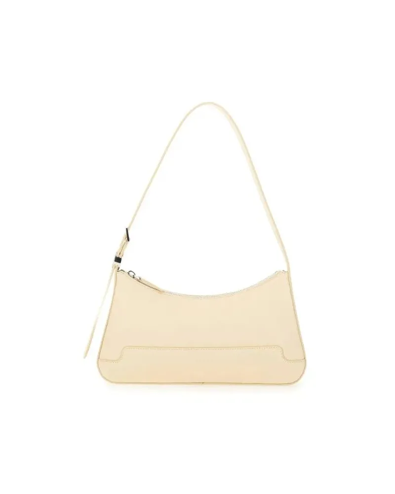 Marni Hobo Bags Minimalist Calf Leather Shoulder Bag beige Beige