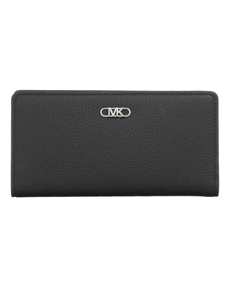 Michael Kors Portemonnaie Lg Slim Snap Wallet schwarz Schwarz