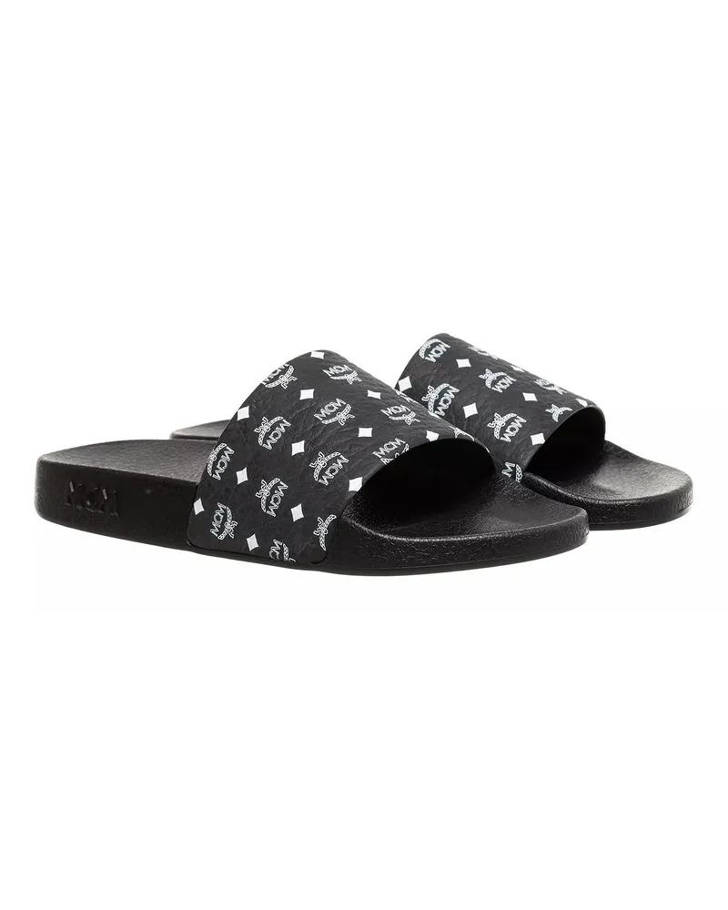 MCM Slipper & Pantoletten W  Col Mn Slide Bk schwarz Schwarz