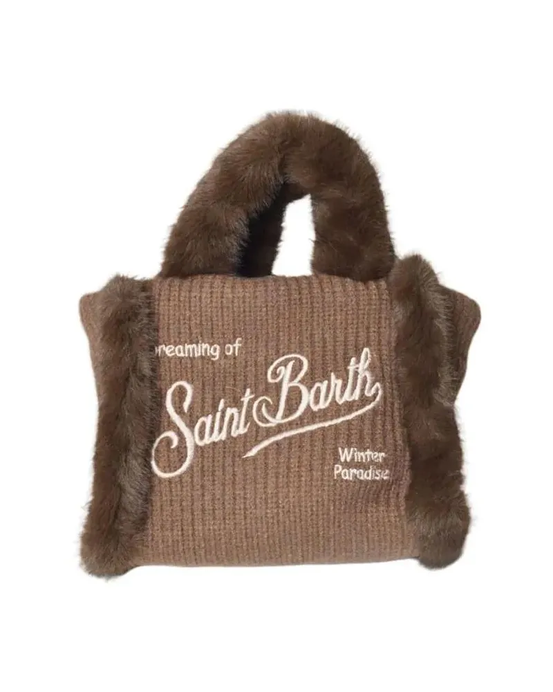 MC2 Saint Barth Crossbody Bags Structured Brown Handbag With Classic Design braun Braun