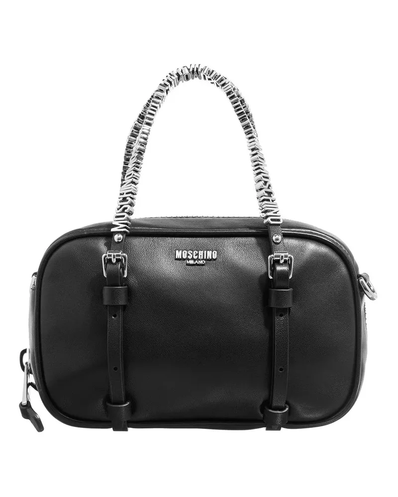 Moschino Crossbody Bags Mini Lettering schwarz Schwarz