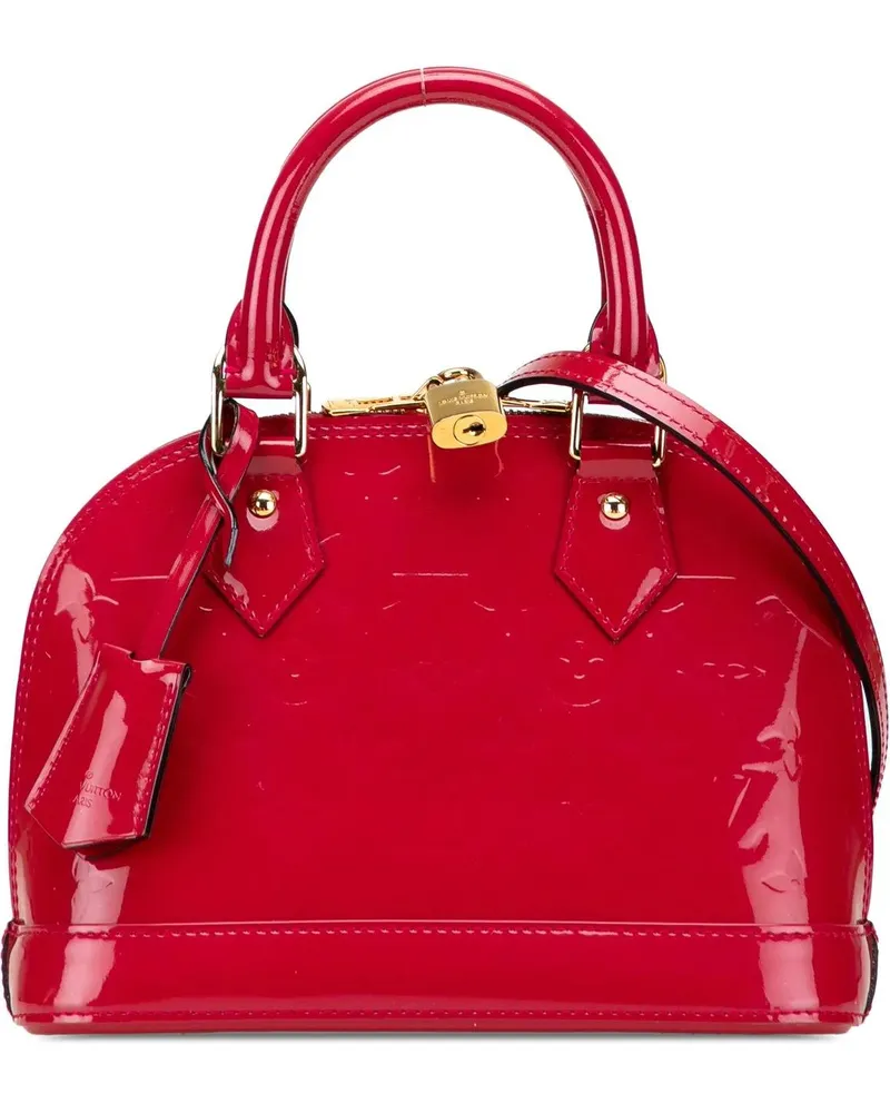 Louis Vuitton Hobo Bags Monogram Vernis Alma BB rot Rot