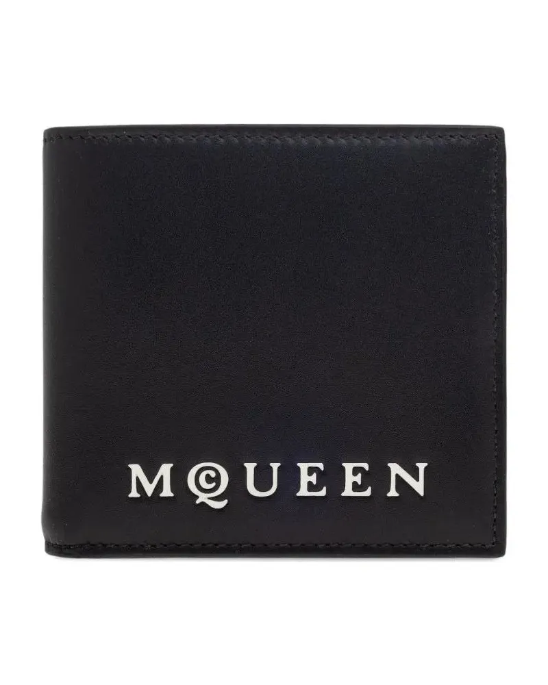Alexander McQueen Portemonnaies Bifold Wallet In Smooth Calf Leather schwarz Schwarz