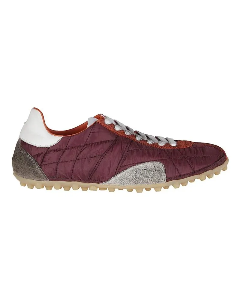 Maison Margiela Low-Top Sneaker Patchwork Textile Low Top Sneakers rot Rot