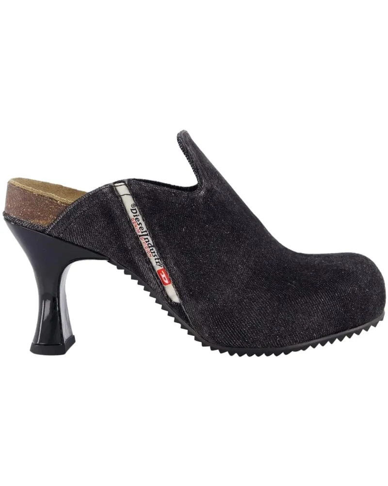 Diesel Loafer Dames D-Woodstock Muil Zwart Schwarz