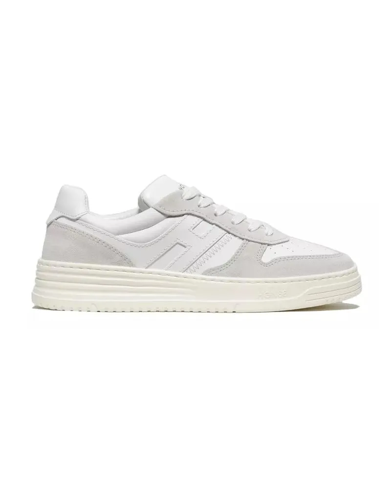 Hogan Low-Top Sneaker Pearl Grey Suede H630 Sneakers weiß Weiß