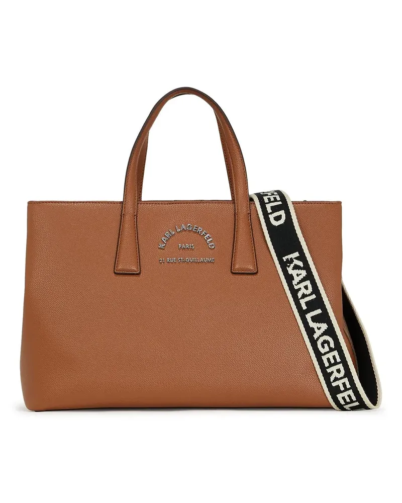 Karl Lagerfeld Crossbody Bags RUE ST-GUILLAUME METALL-SATCHEL-BAG braun Braun