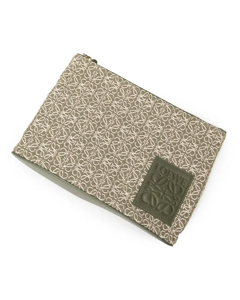 Loewe Crossbody Bags Anagram Oblong Pouch grün Grün