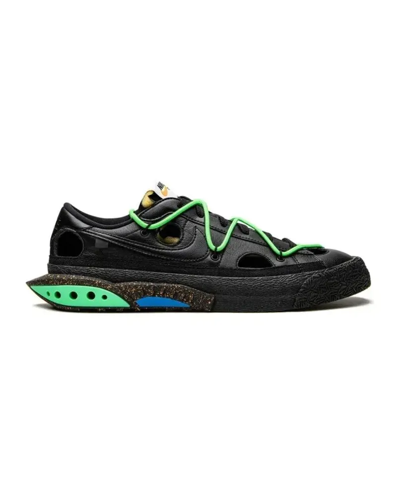 Nike Low-Top Sneaker  Blazer Low '77 X Off-White Sneakers schwarz Schwarz