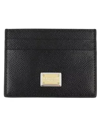 Dolce & Gabbana Portemonnaie Card Holder Calfskin Schwarz