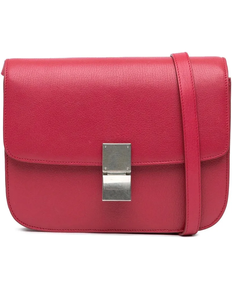 Celine Hobo Bags 2017 Small Calfskin Classic Box rot Rot