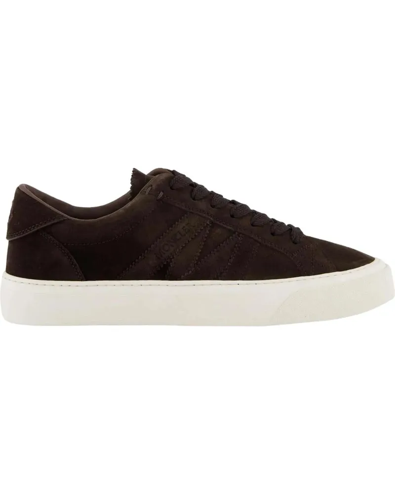 Moncler Low-Top Sneaker Heren Monaco2 Low Top Sneakers braun Braun