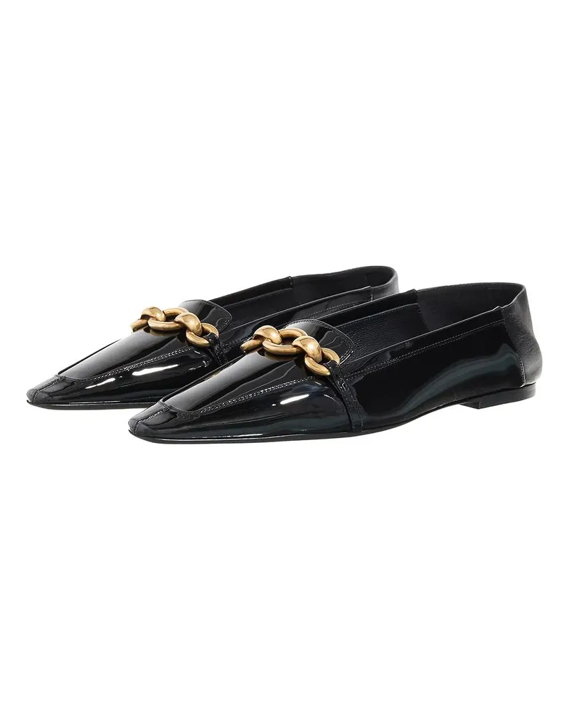 Saint Laurent Slipper & Pantoletten LE Maillon Slippers schwarz Schwarz