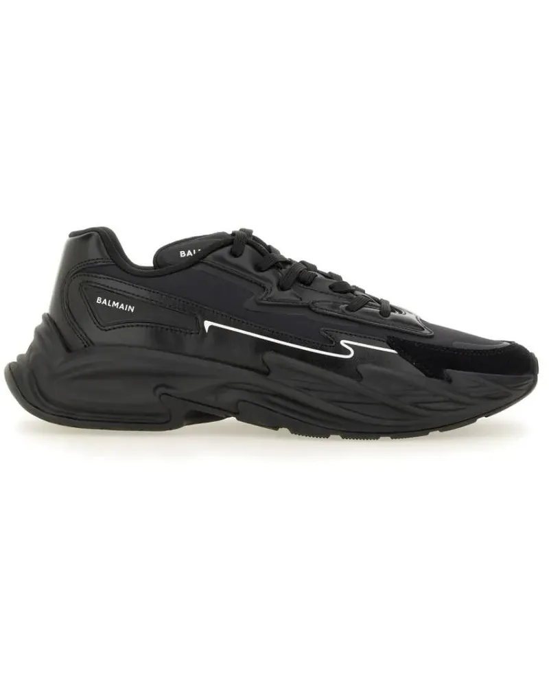 Balmain Low-Top Sneaker Run-Row Sneaker schwarz Schwarz