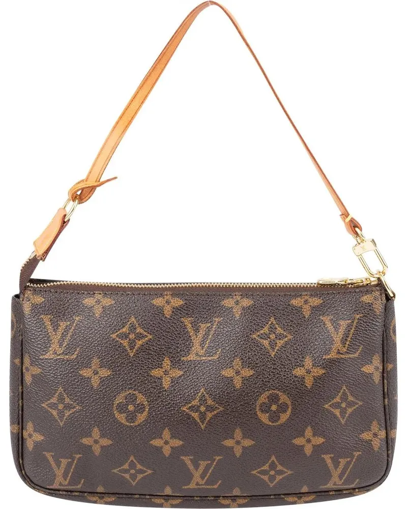 Louis Vuitton Crossbody Bags  Canvas Monogram Pochette Accessoire braun Braun