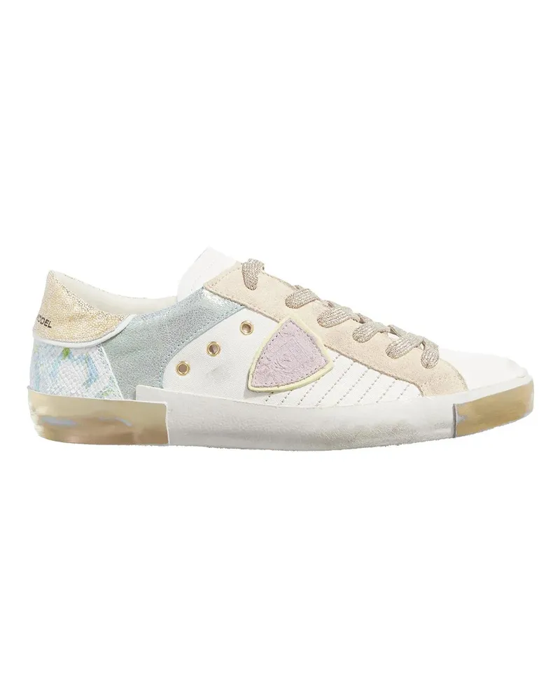 Philippe Model Low-Top Sneaker Prsx Low Woman rosa Gold