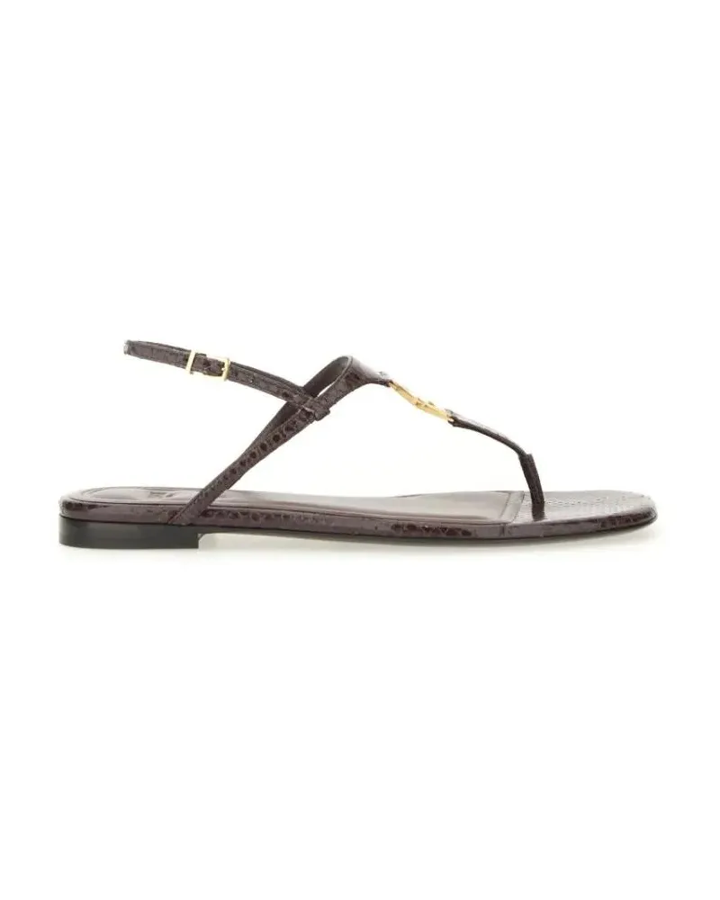 Fendi Sandalen "Ffold" Sandals braun Braun