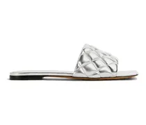 Slipper & Pantoletten Padded Sandals silberfarben