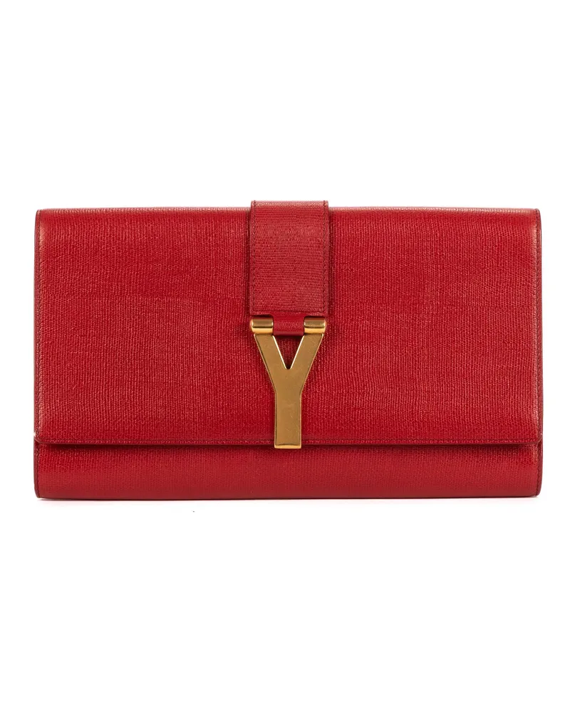 Saint Laurent Crossbody Bags Ligne-Y Pochette Small rot Rot