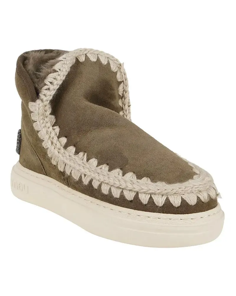 Mou Stiefel Eskimo Sneakers With Plush Sheepskin Lining grau Grau